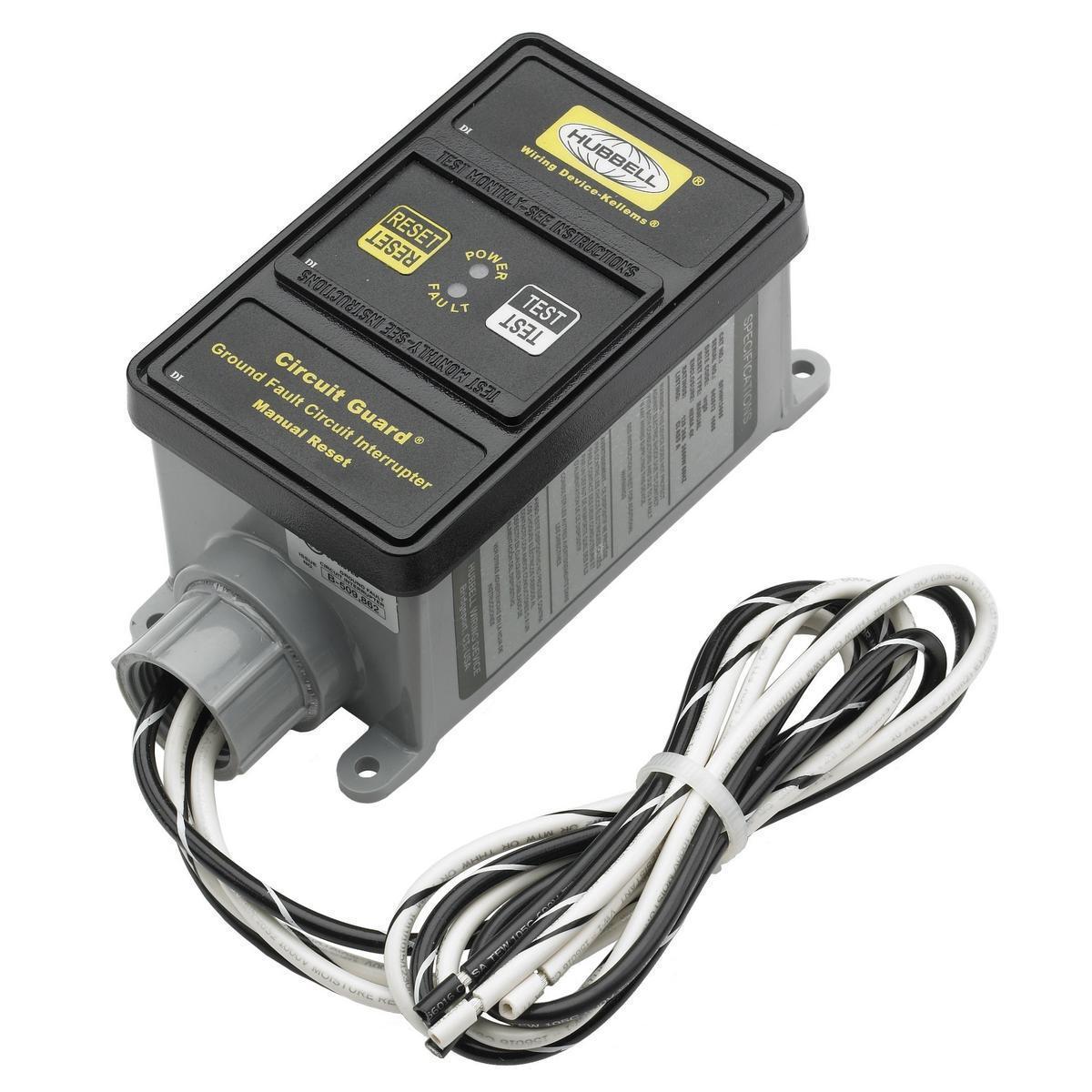 GFHW23005 HUBBELL HW GFCI, 30A 240V, MAN 78358500521