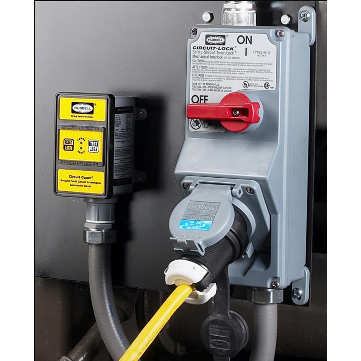 GFHW33115 HUBBELL HW GFCI, 30A 120/240V, AUTO, W/ENUN