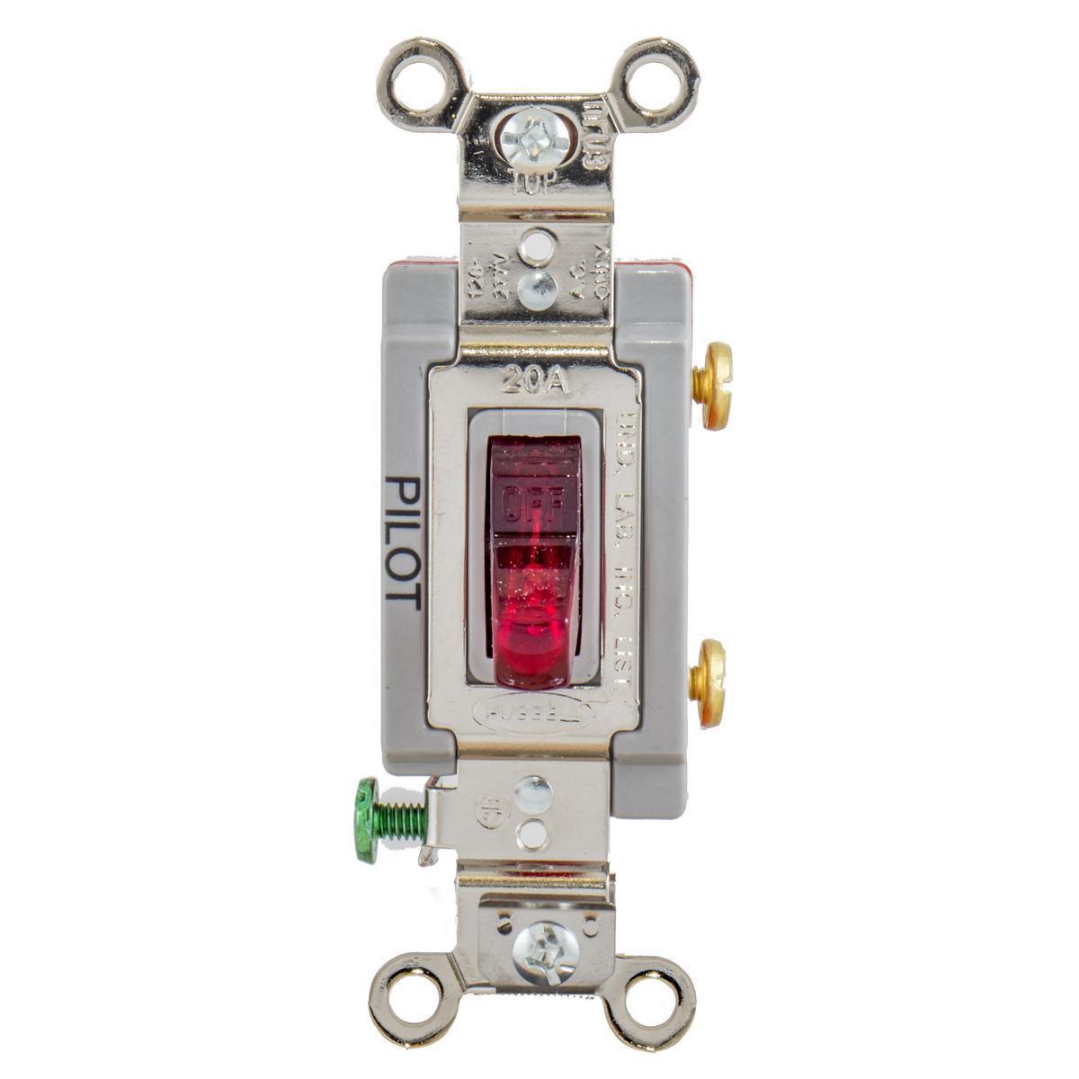 HBL1221PL HUB 20A SP RED PL SW..