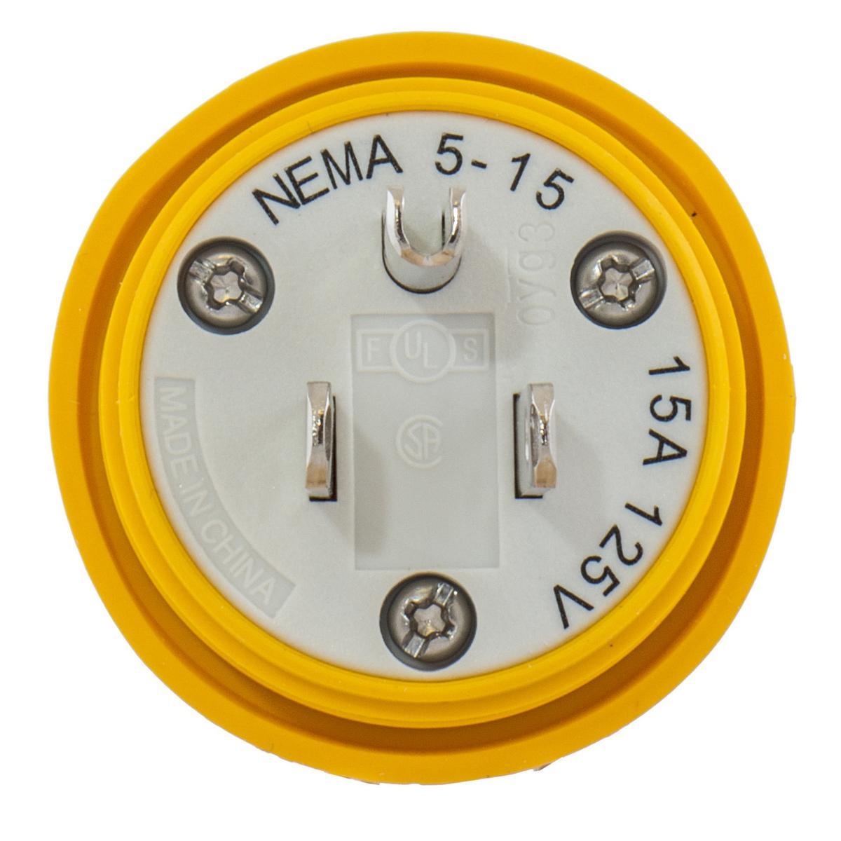 HBL14W47A HUBBELL WATERTIGHT PLUG NEMA 5-15P, 15A/125V 78358513119