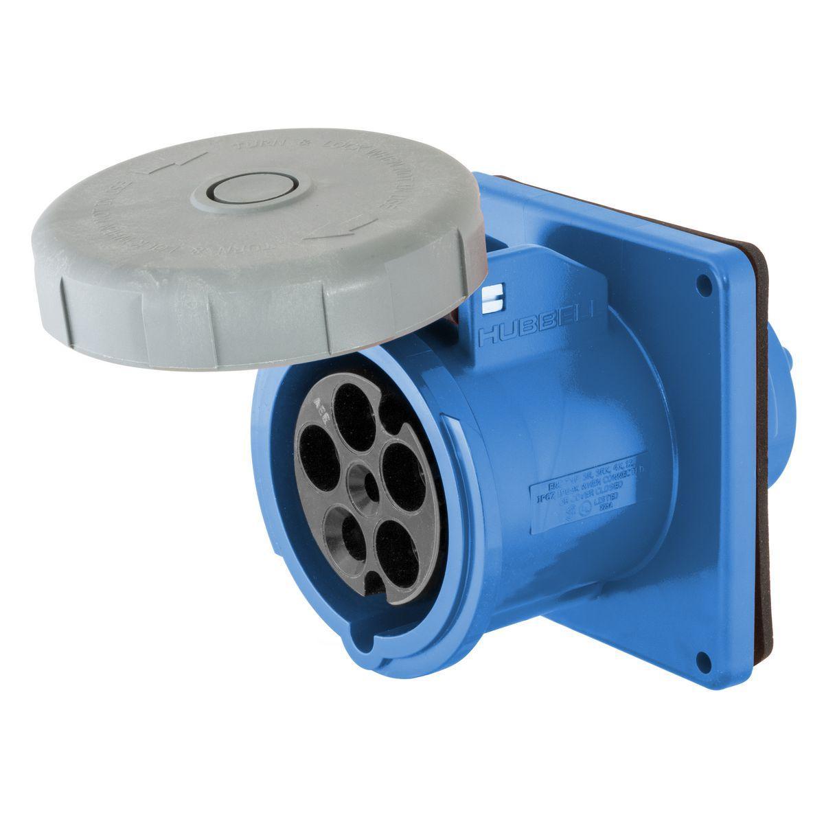 HBL560R9W HUB PS, IEC, RECP, 4P5W, 60A 120/208V, W/T..