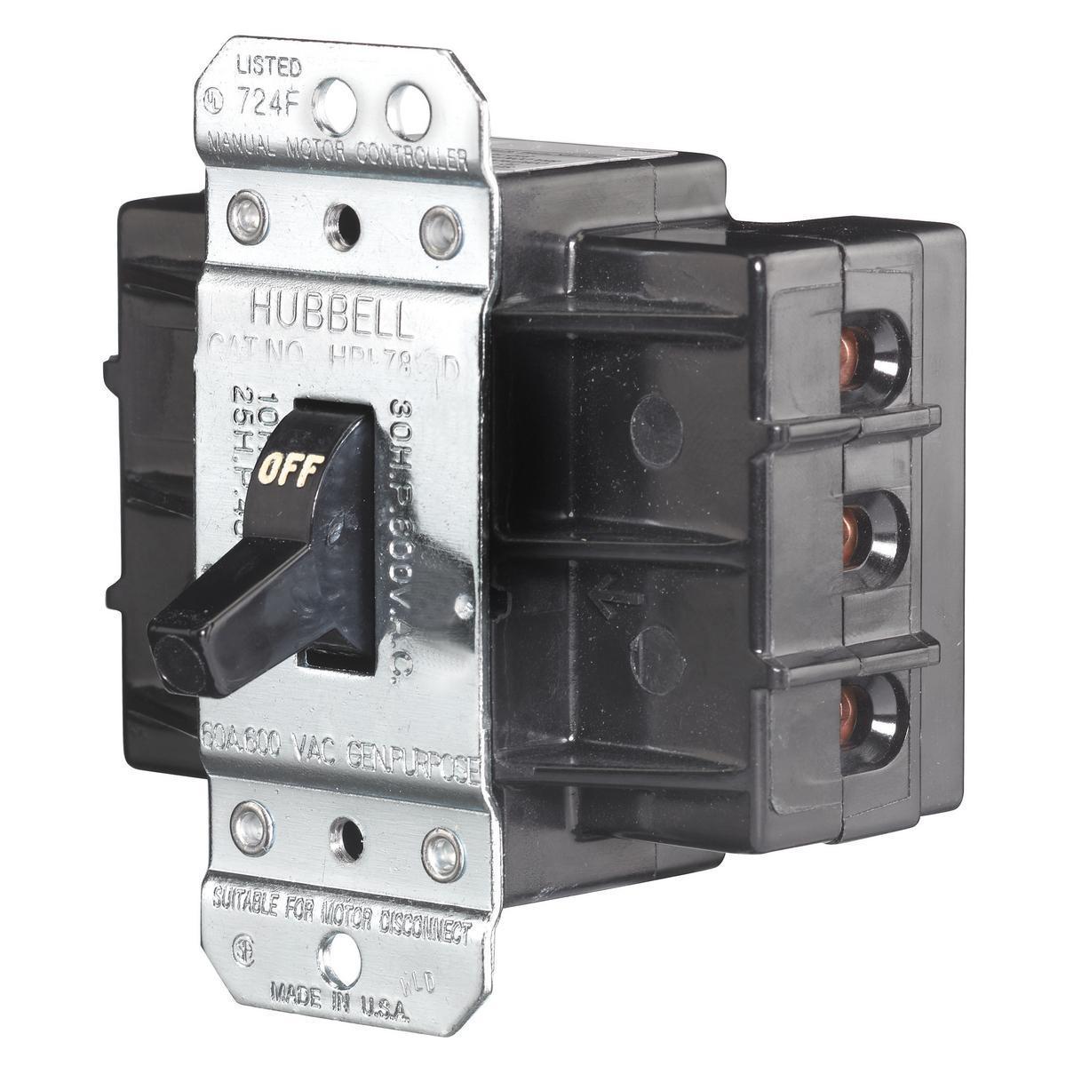 HBL7863D HUBBELL 60A 600V 3P DISC SW 78358520290
