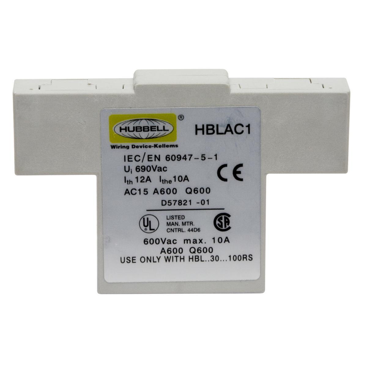 HBLAC1 HUB AUXILLIARY CONTACT