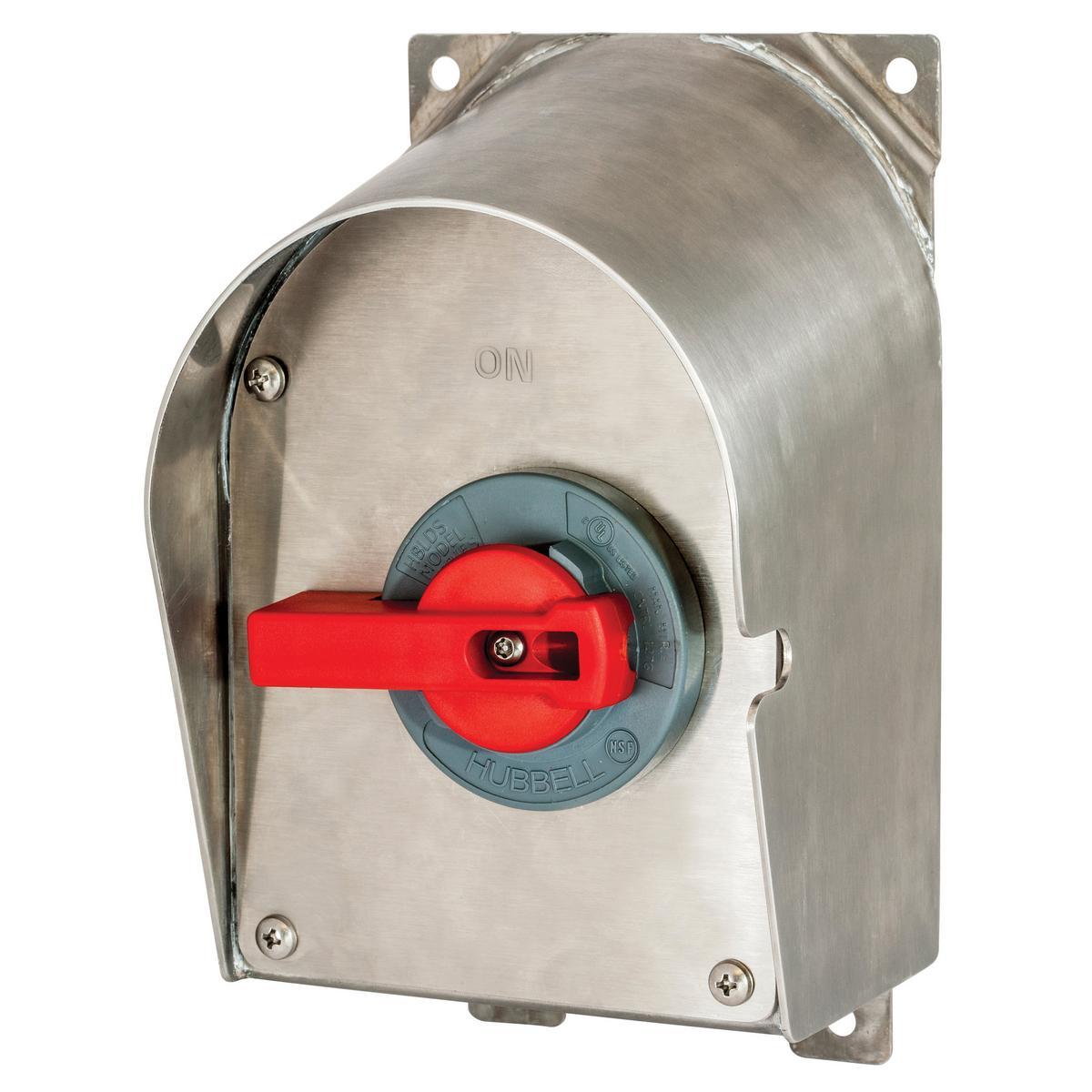 HBLDS3SSR HUBBELL SLOPED DISCONNECT, 30A UNFUSED, 4X, SS 78358554154