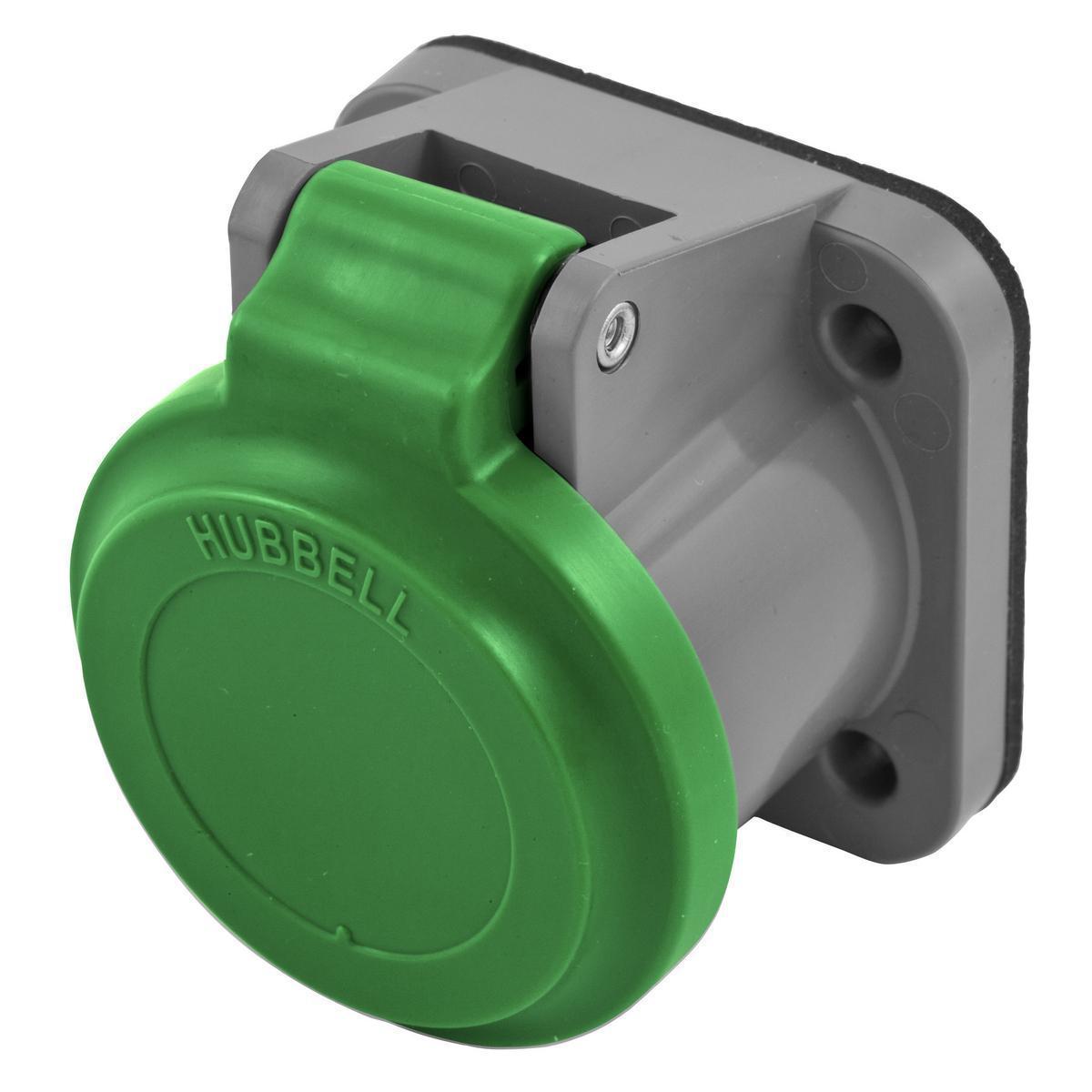 HBLNCGN HUBBELL SINGLEPOLE, NON-MET COVER, GREEN 78358519848