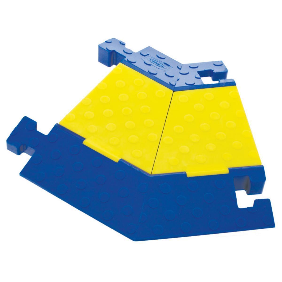 HBLTT545RB HUB 5 CHAN 45DEGREE RT TURN TRUKTRAK BL & YL