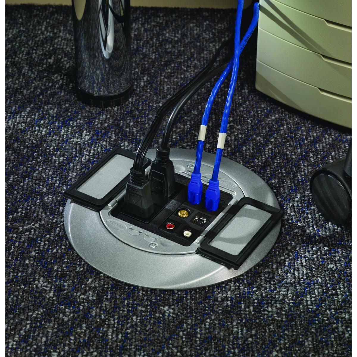 S1CFCAL HUBBELL FRPT, CARPET FLNG. SYSTEM 1, ALUM. 78358537105