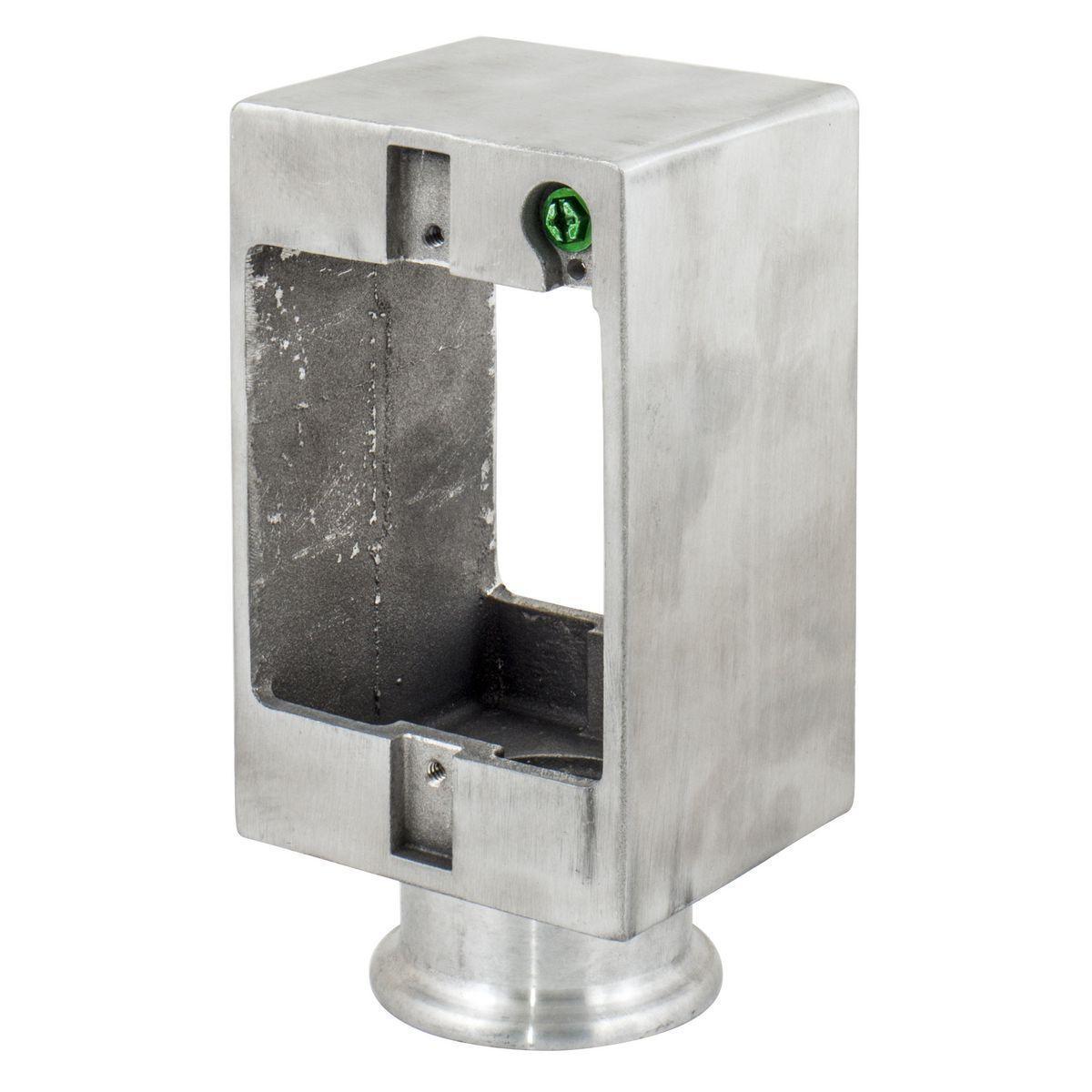 SA6685G HUBBELL PEDESTAL,ALU,GROUNDED,2-G, W/ 3/4" HUB