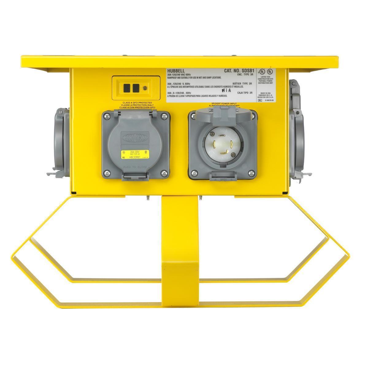 SBSB2 HUBBELL SPIDER BOX STRAIGHT BLADE 78358536947