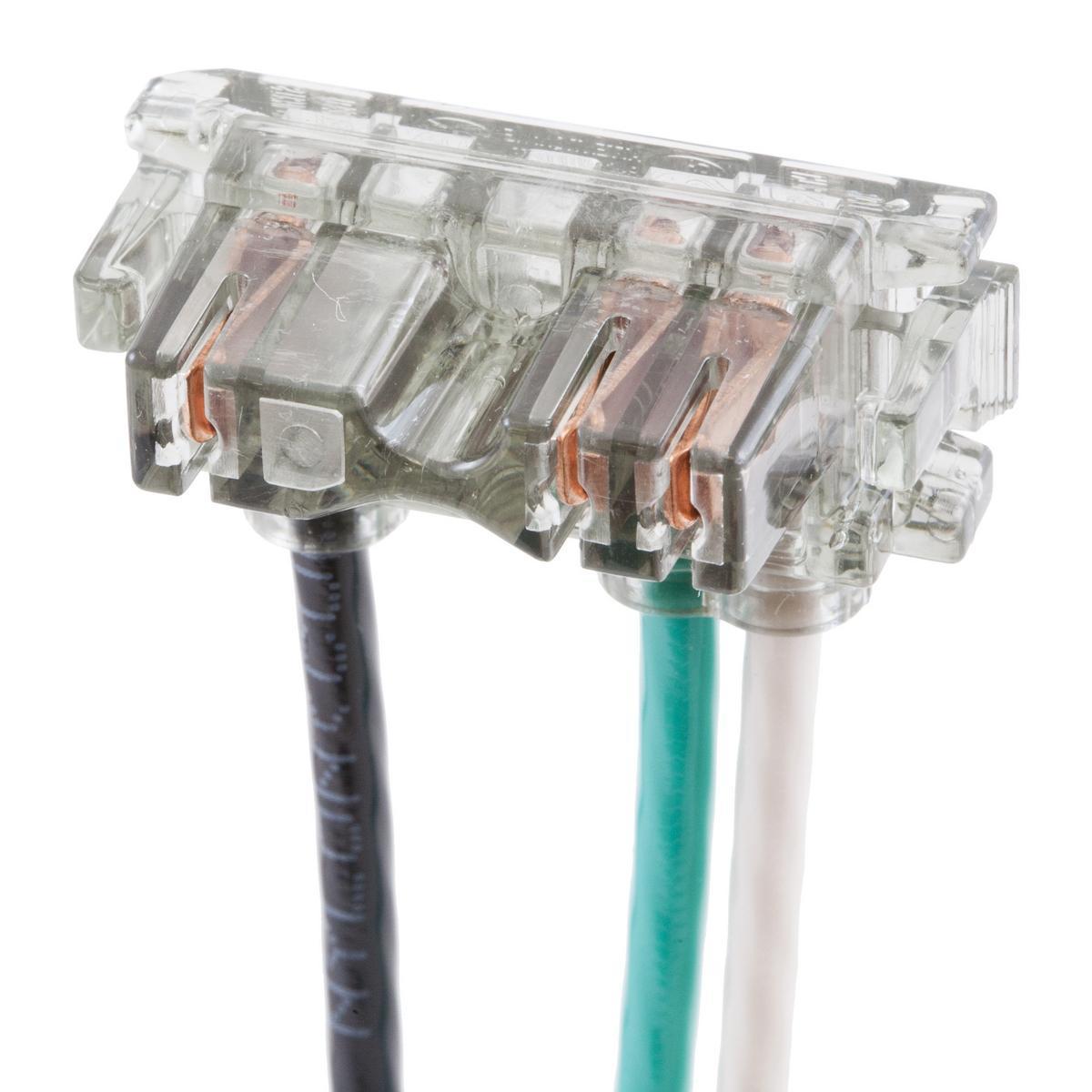 WIRING SNAP1RNAM2 SNAPCONNECT 6" SOLID WIRE, NA, W/PUSH-IN SNAP1RNAM2