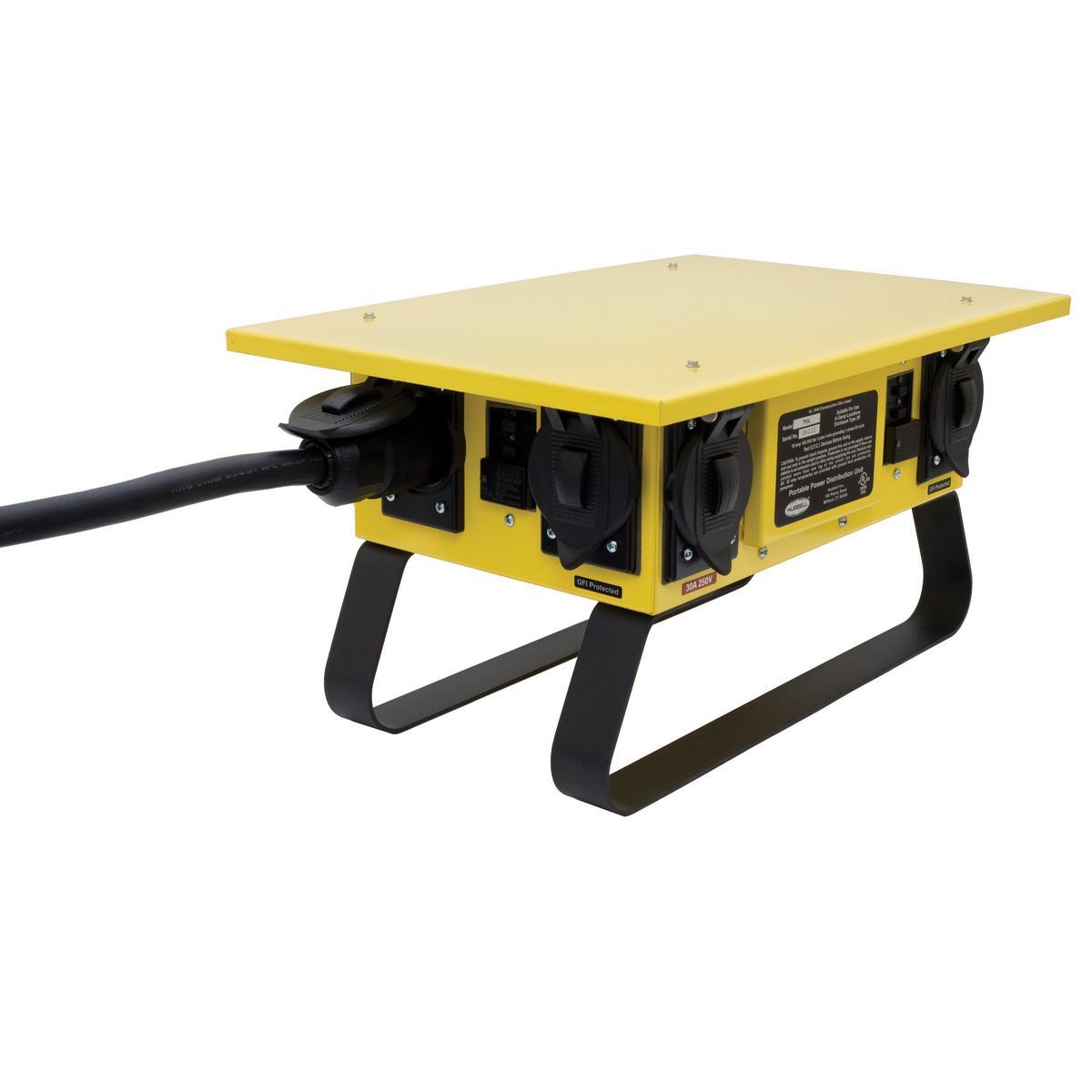 TPDS HUBBELL DISTRIB BOX, 50 AMP STRAIGHT BLADE 78358509383