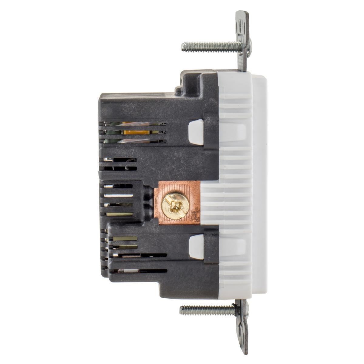 USB15A5W HUBBELL RCPT DUP 15A 125V 5A 5V USB PORT A WH..