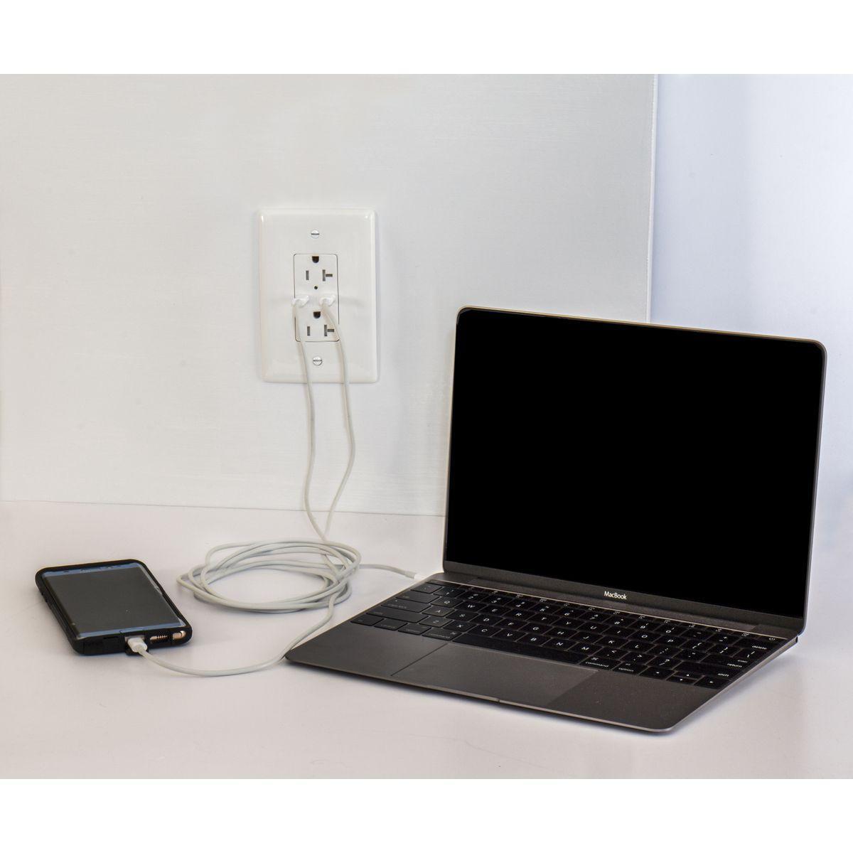 USB20C5W HUBBELL RCPT DUP 20A 125V 5A 5V USB PORT C WH ZZZZ