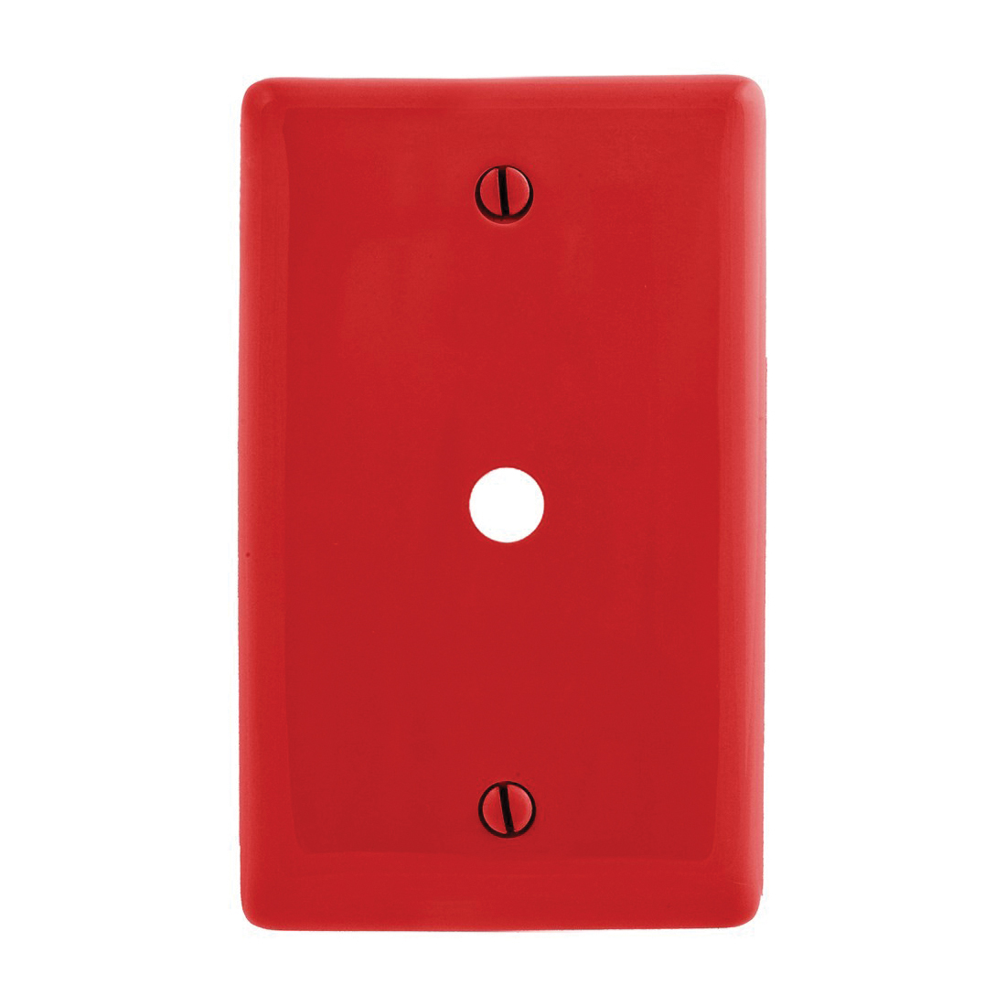 WIRING NP11R WALLPLATE, 1-G, .406" OPNG, BOX MT, RD NP11R