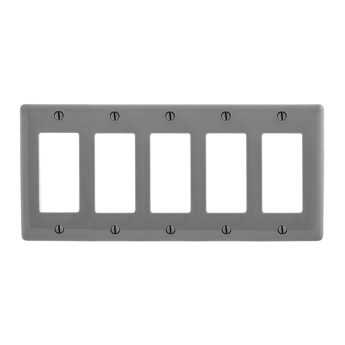 WIRING NP265GY WALLPLATE 5-G 5) RECT GY