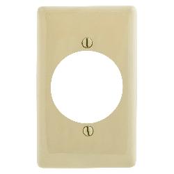 NP724I HUBBELL WALLPLATE, 1-G, 2.15" OPNG, IV