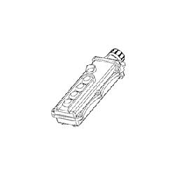 5054-1M WOODHEAD PLASTIC PENDANT 4 BTN MOMENT. 78678841523 1301260249