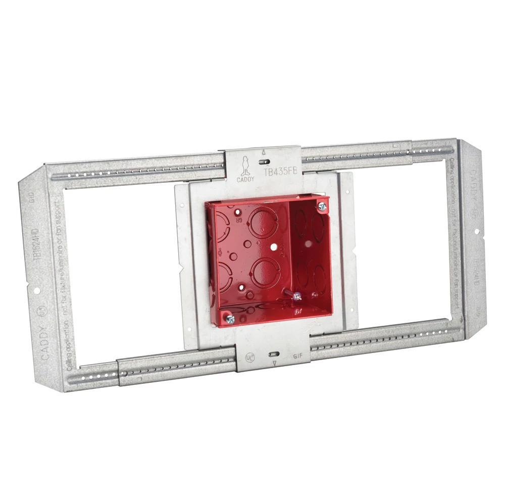 TB435FB CADDY ADJUSTABLE FIRE ALARM BRACKET 4X4X3.5