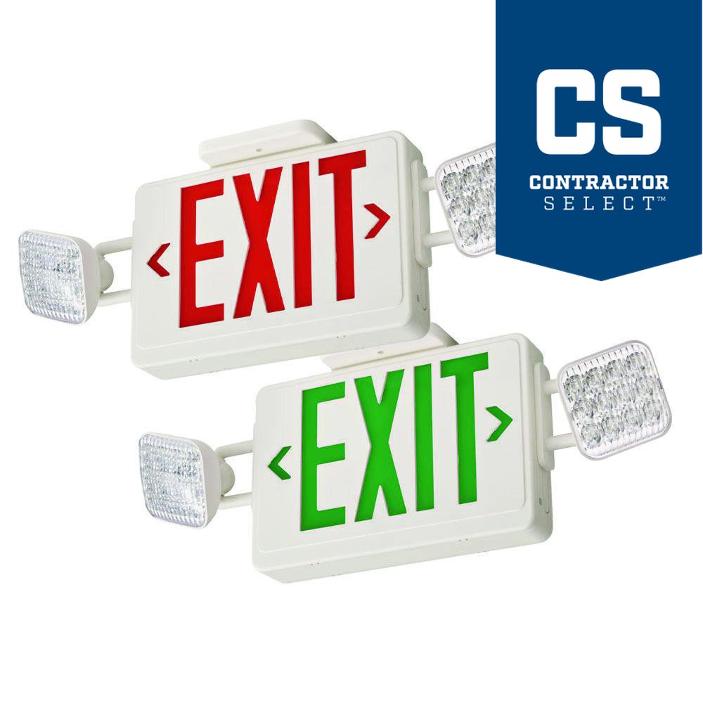 ECRGSQM6 LITHONIA EMERGENCY EXIT SIGN (CI# 269XW7)