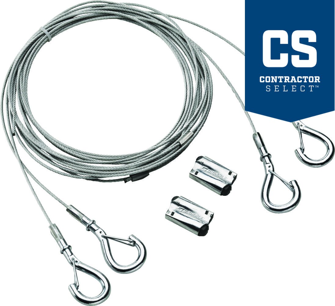 IBAC120M100 LITHONIA LIGHTING AIRCRAFT CABLE 10' Y HANGER (ONE PR)(CI# 163AMF)