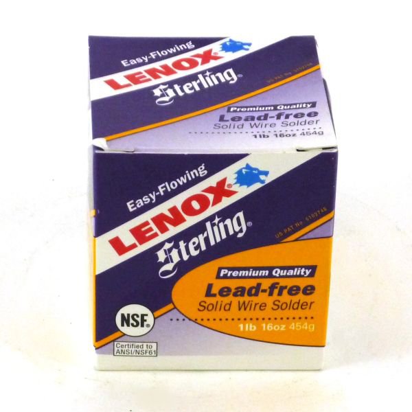 1 LB LENOX LF SOLDER WS15037 Kendall Electric Inc