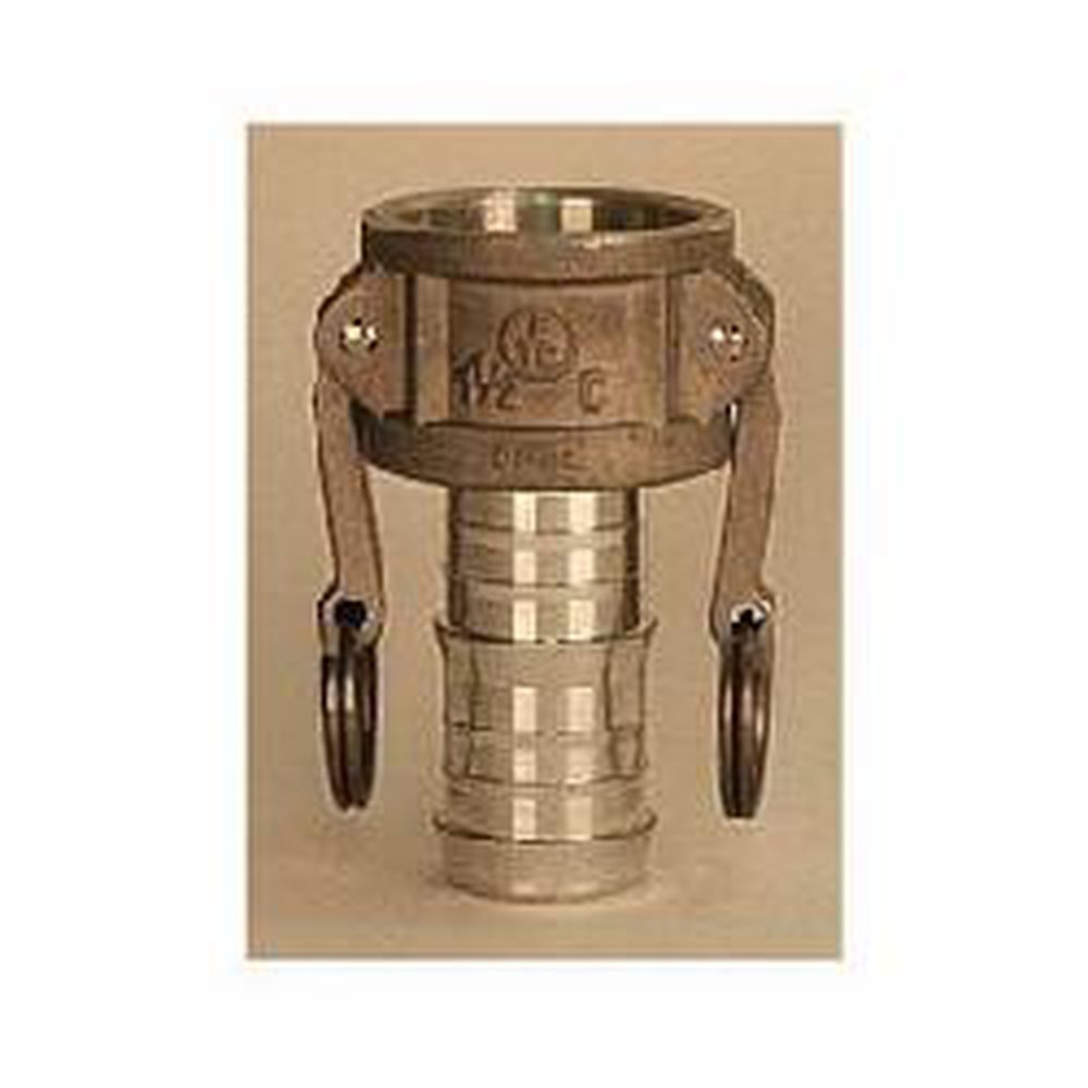 1-1/2 FEMALE COUPLER HOSE SHANK ALUM 15CAL 633C