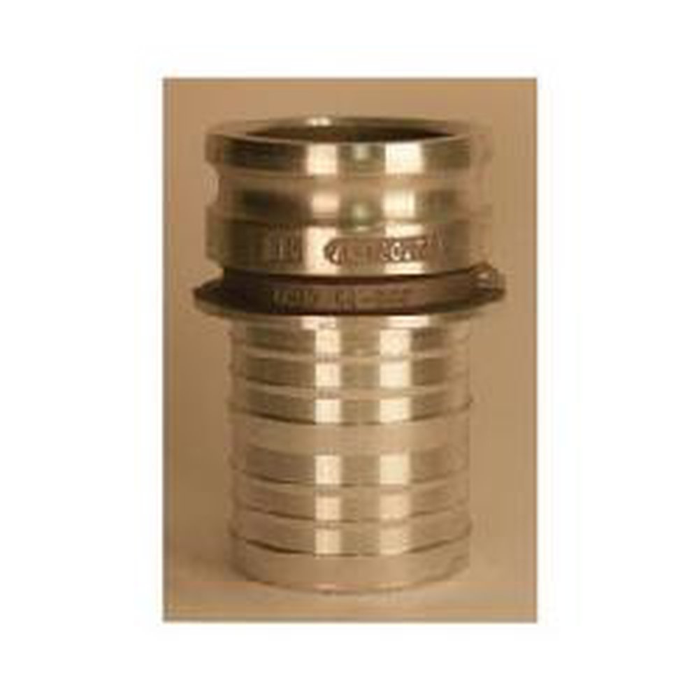 4 MALE ADAPTER HOSE SHANK ALUM 40EAL 633E