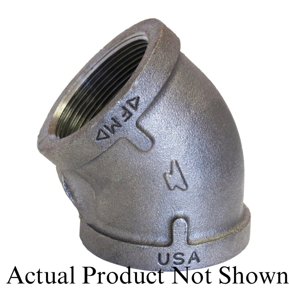 (D) 1-1/2 GALV MALL 45 ELBOW