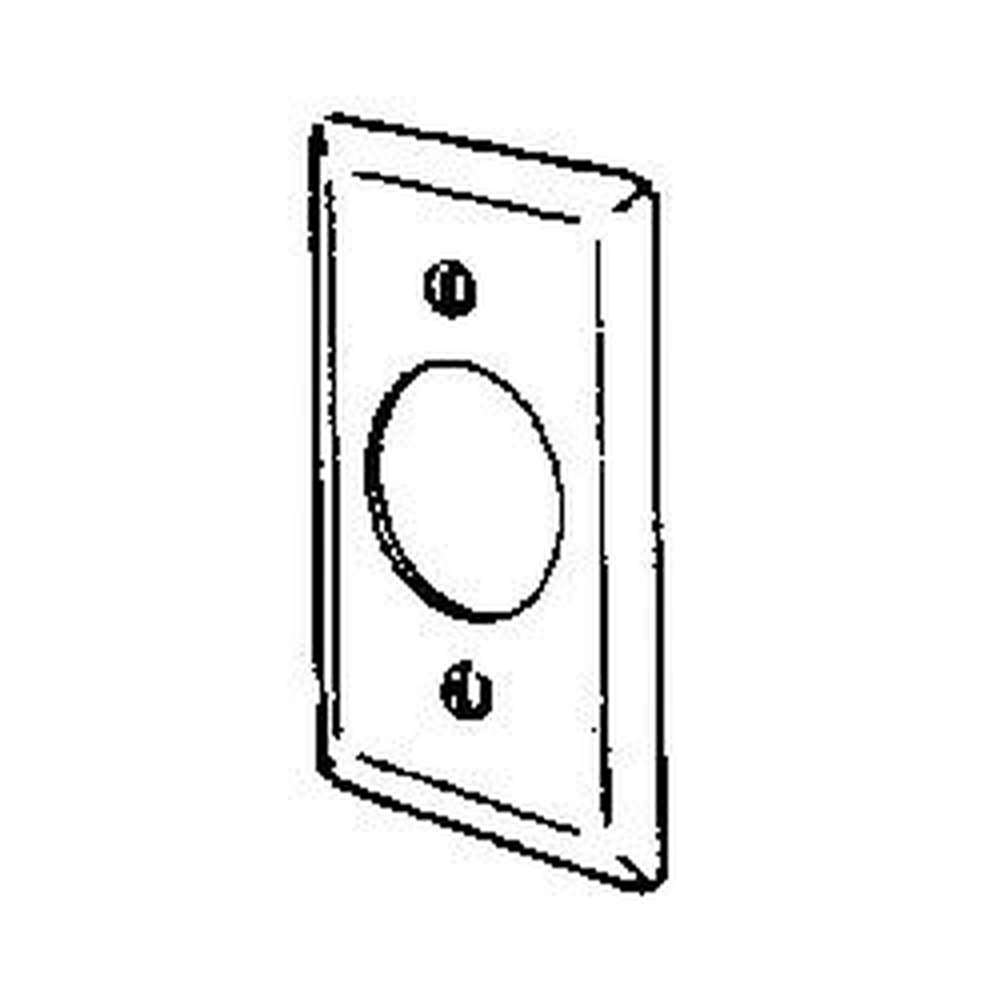 180X APP CONDULET FLUSH RECPT COVER