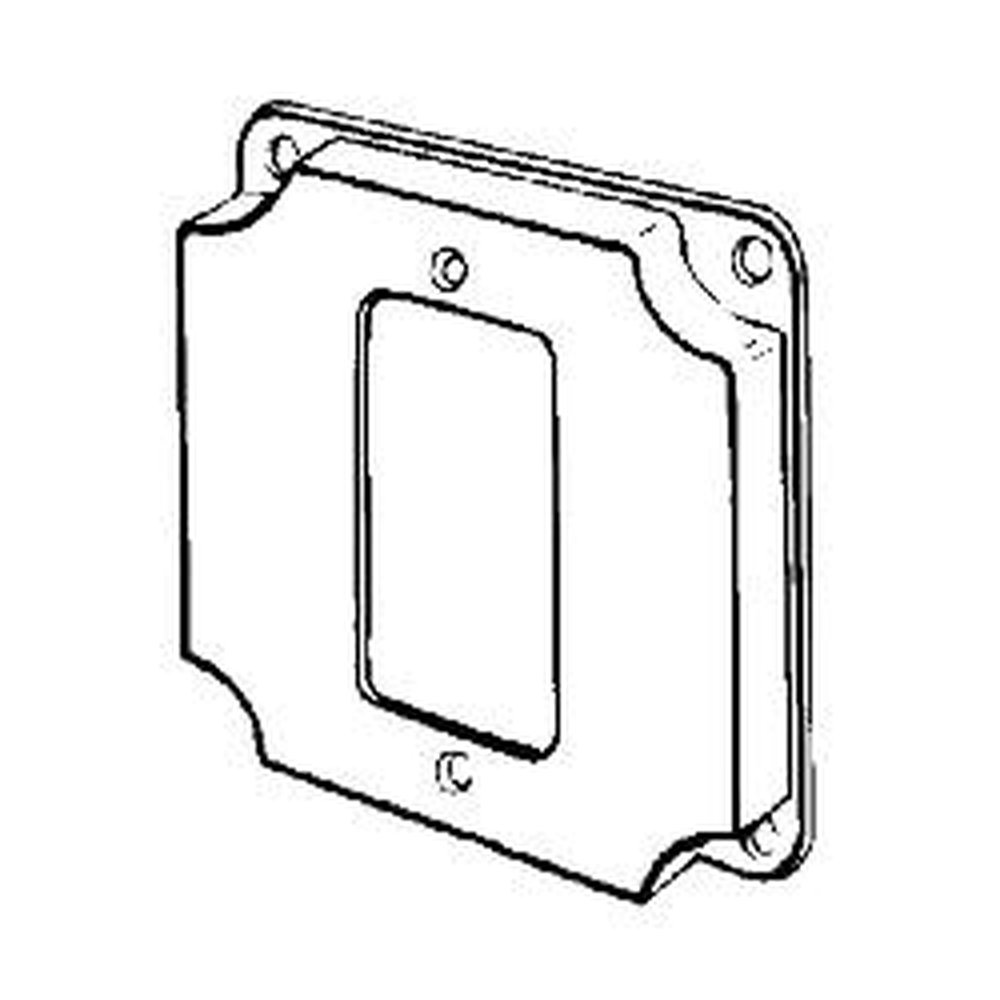 8362 APP 4 SQ 1/2 RSD GFCI COVER