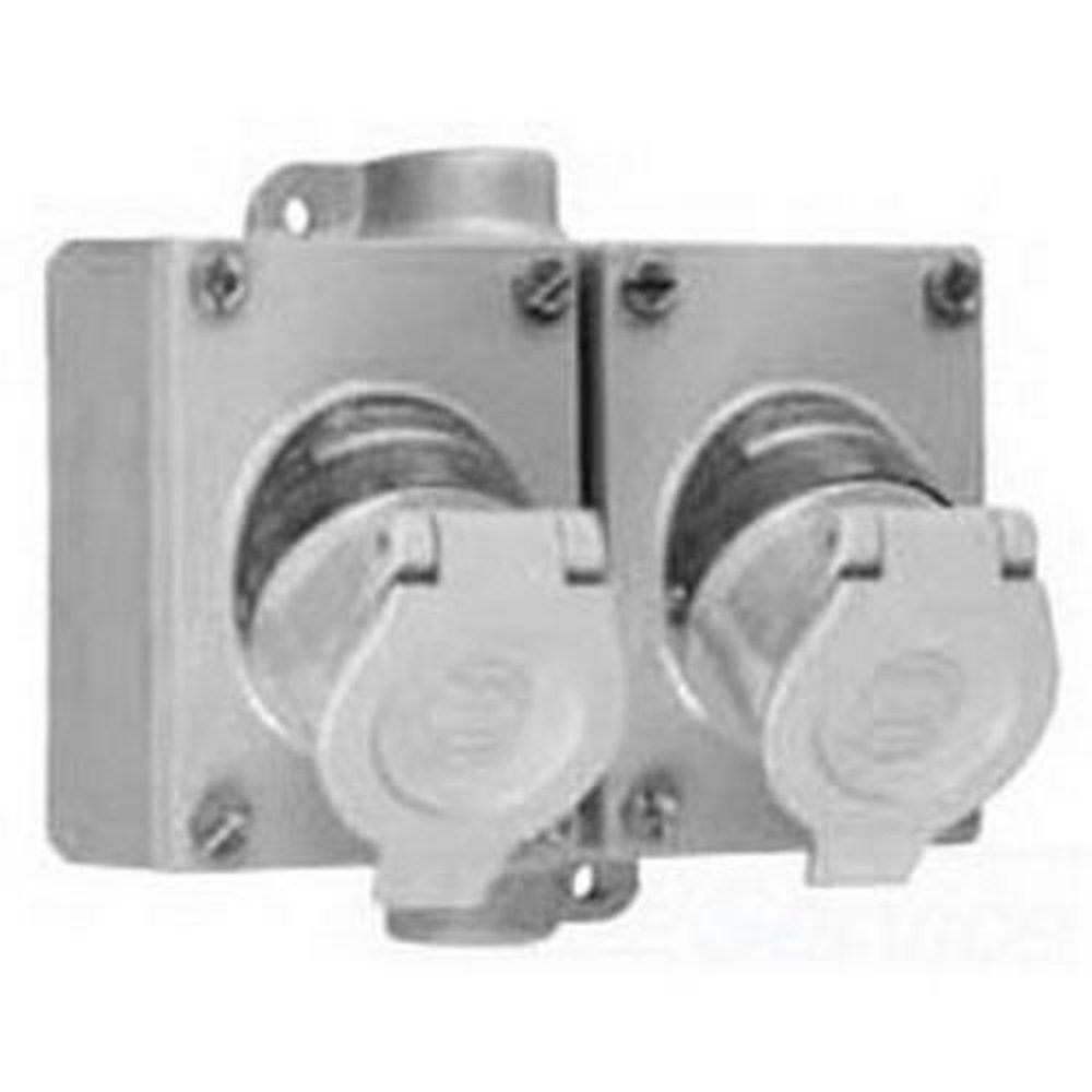 ENR22201 APP TWO GANG RECEPT ASSY