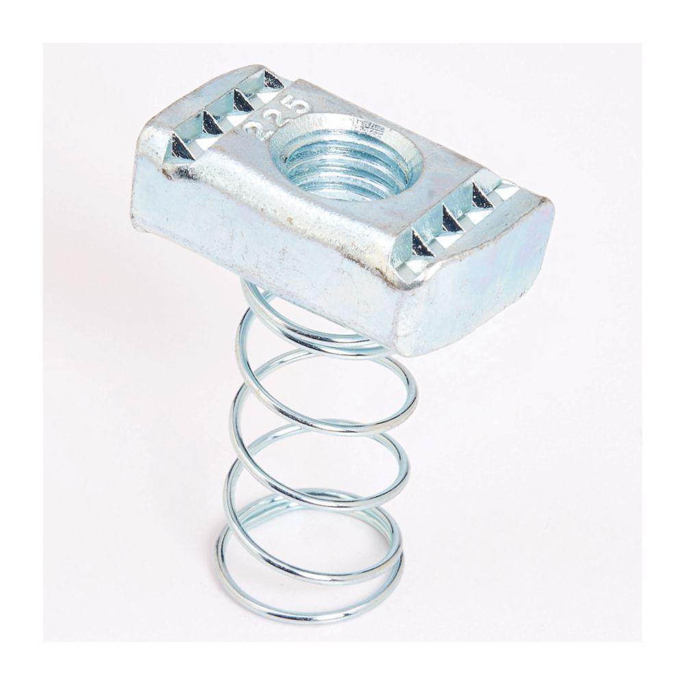 N228ZN B-LINE 3/8 PLTD SPRING NUT..