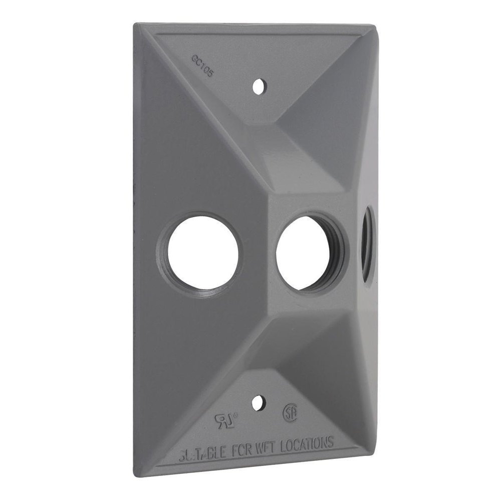 5189-0 RACO WP COVER 1G RECT CLSTR