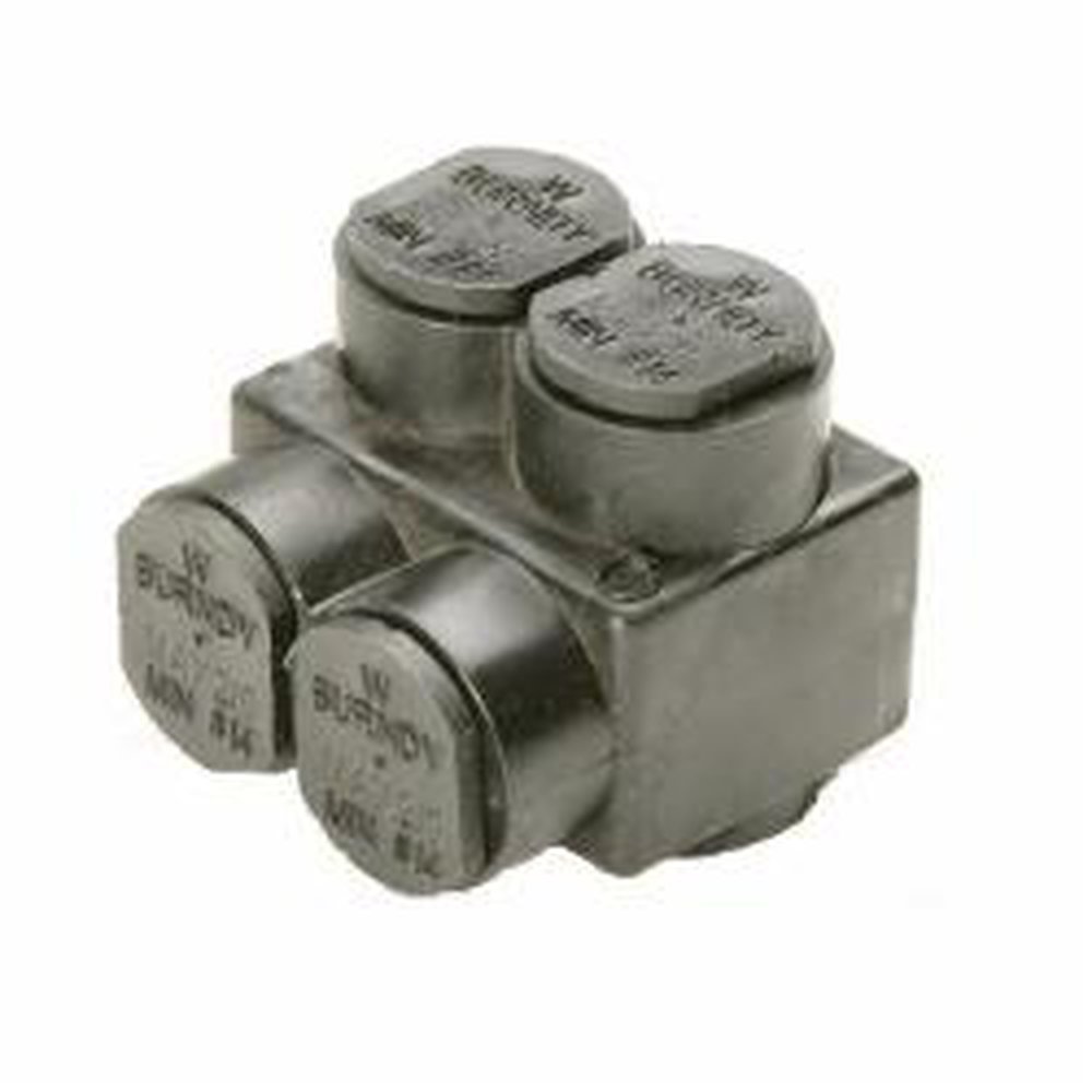 1PL2502 BURNDY 250-10 2PORT 1-SIDED