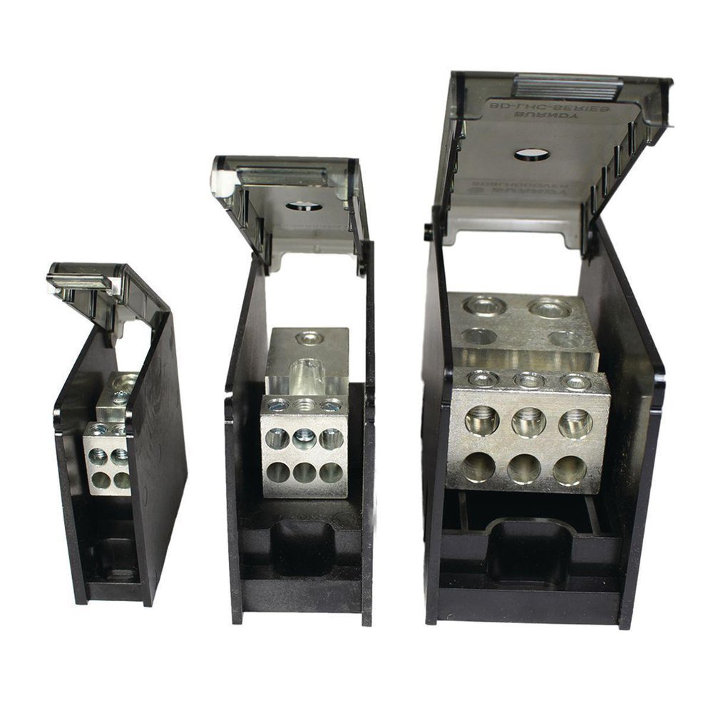 BDBLHCCOVER BURNDY DIST BLK LRG