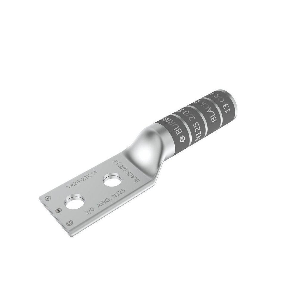 YA26-2N BUR 2 HOLE COMP LUG CU