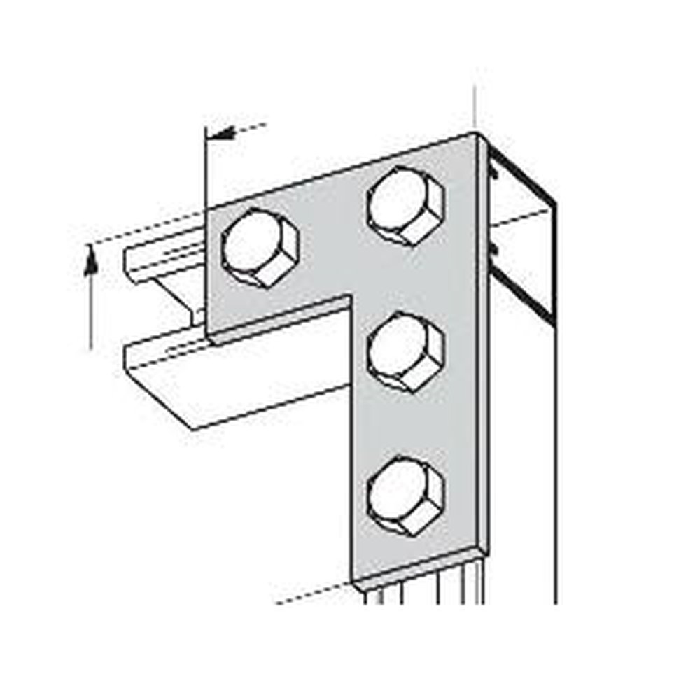 B6143ZN BLINE L FLAT 9/16^ HOLES