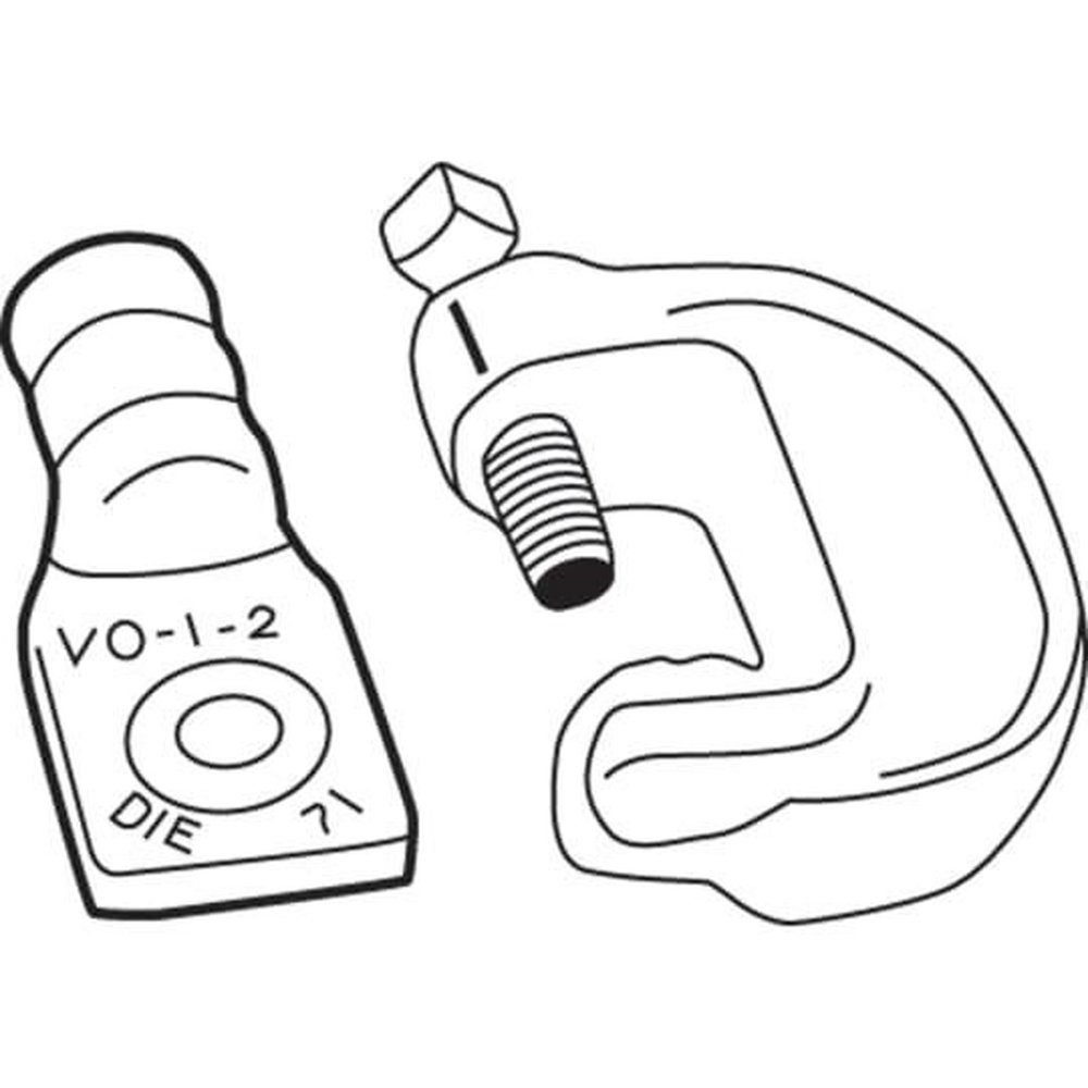 IBG350-500 T-B I BEAM GRND CLAMP