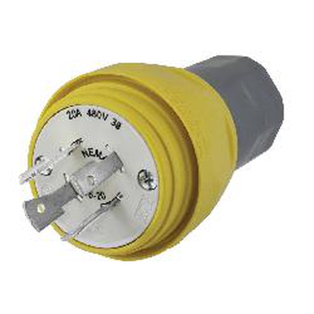 HBL26W76 HUBBELL PLUG W/TIGHT 3P