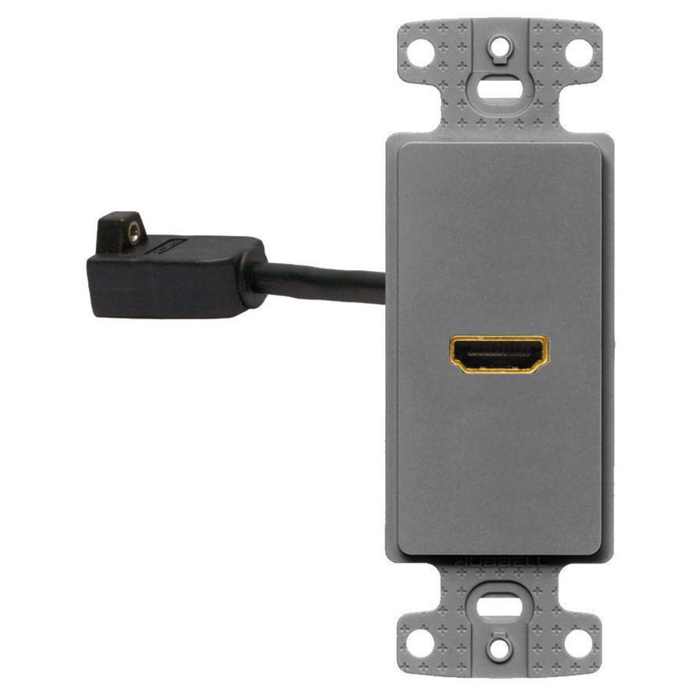 NS801GY HUBBELL DEC FRAME PLT