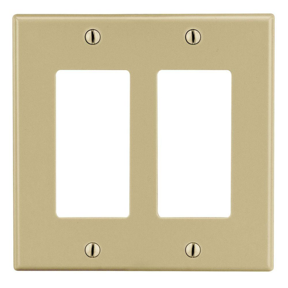 P262I HUBBELL WALLPLATE 2-G 2)