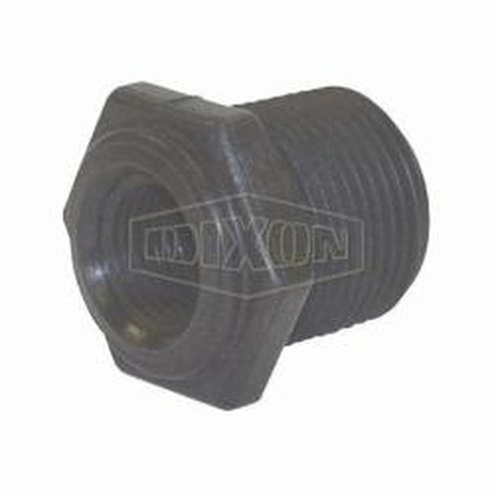 62280 DIXON 1-1/2 MNPT X 1 FNPT SCH80 REDUCER BUSHING, POLYPROPYLENE