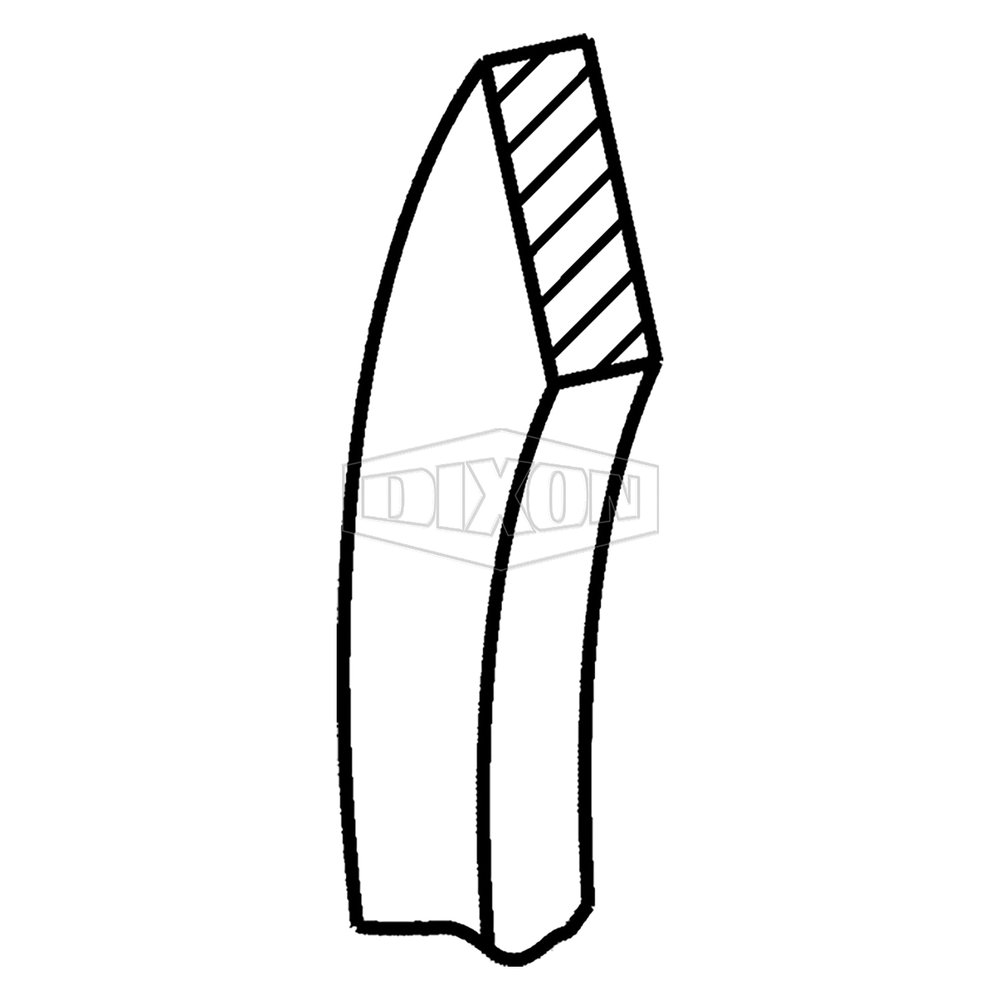 40IT600 DIXON 6IN WHT GSKT I-LN