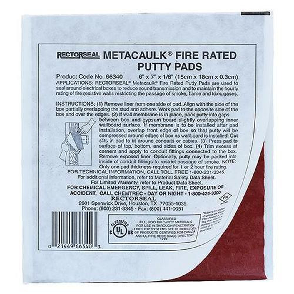 FRP67 DOTTIE 6 X 7 X 1/8^^ FIRE