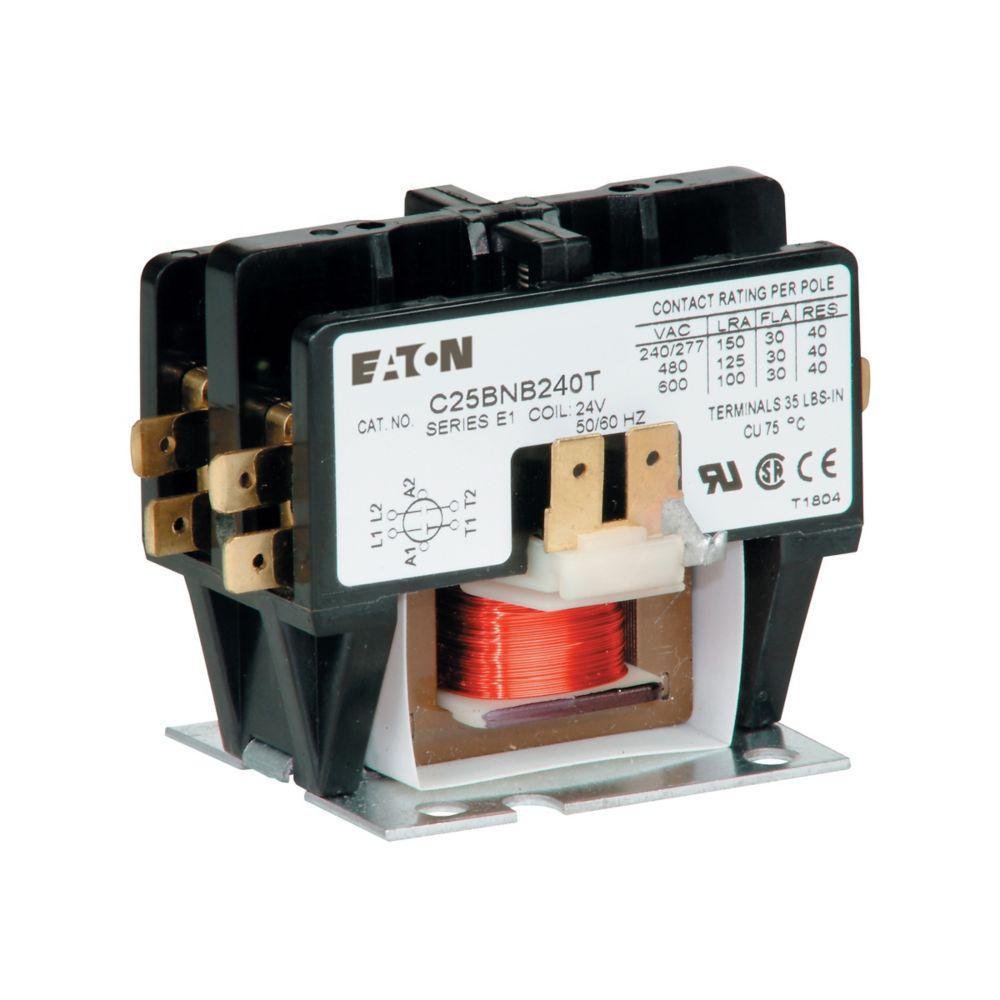 C25BNB240T CH COMPACT 2P 40A CONT SCR TERM QUAD QC 24VAC COIL