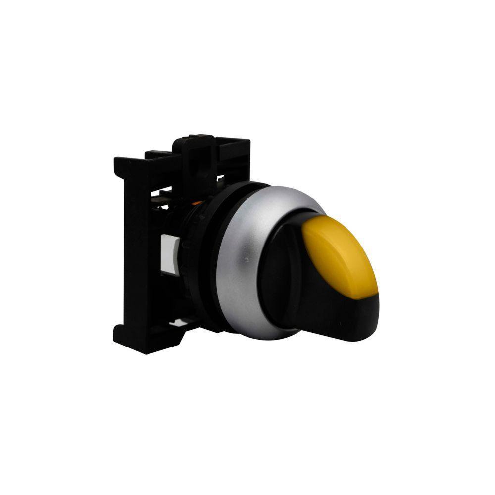 M22-WRLK-Y CH SELECTOR SWITCH 22MM