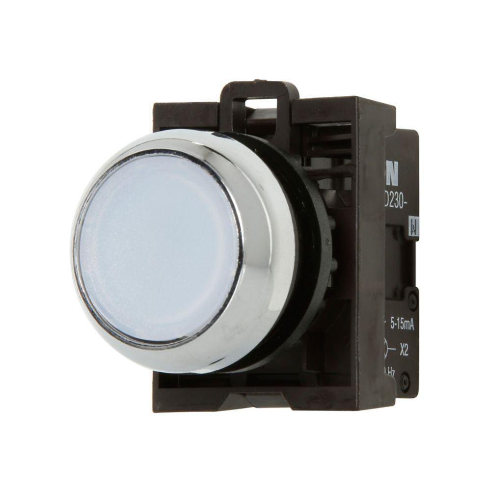 M22M-DRL-G CH PUSHBUTTON 22MM