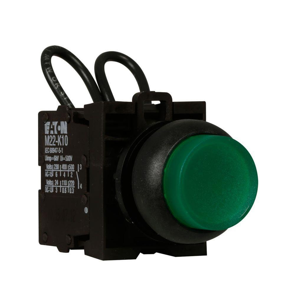 M22S-T-Y-230W CH PUSH TO TEST PILOT