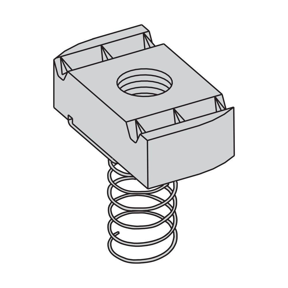 N255SS6 B-LINE SPRING NUT 5/8^-11