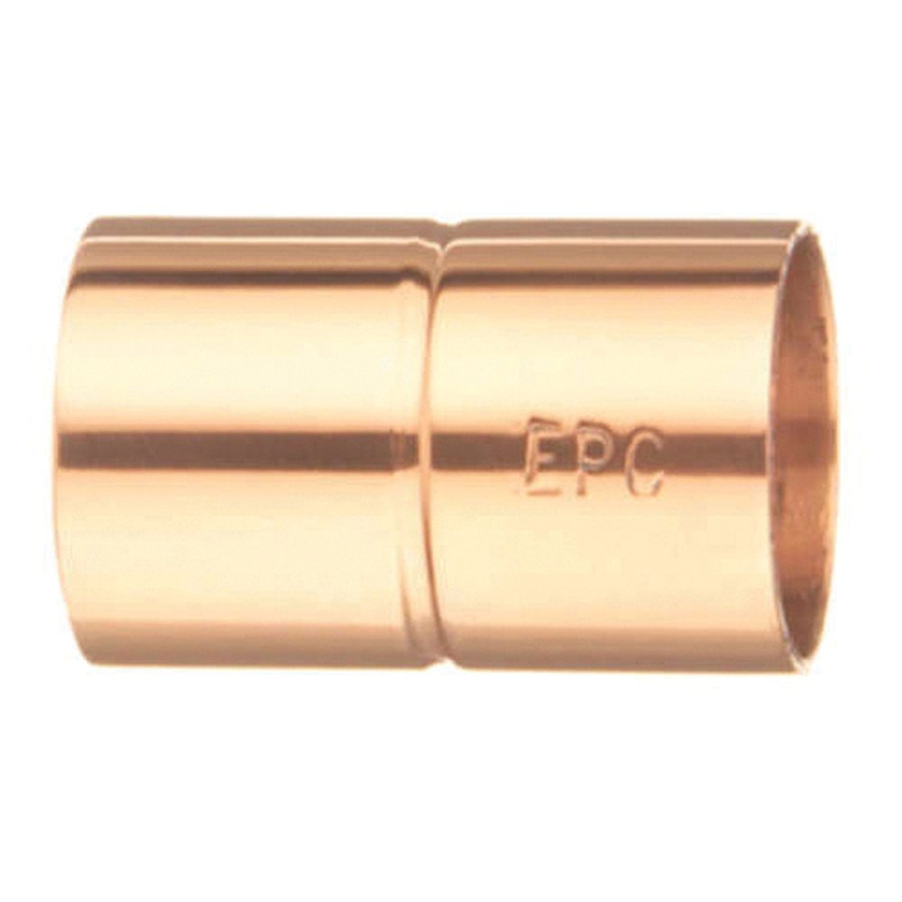 1/8 COP COUPLING W/ DIMP-STOP WROT